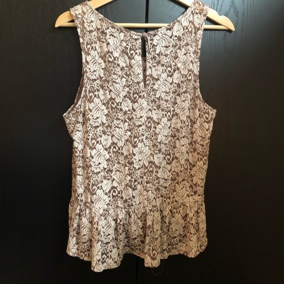 Free People Peplum Lace Tank - Picture 2 of 3